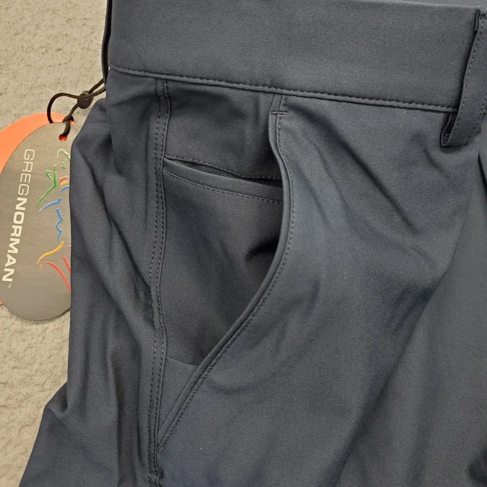 Greg Norman Golf Shorts Mens 36‎ Navy ML75 MicroLux Hybrid Performance Waistband